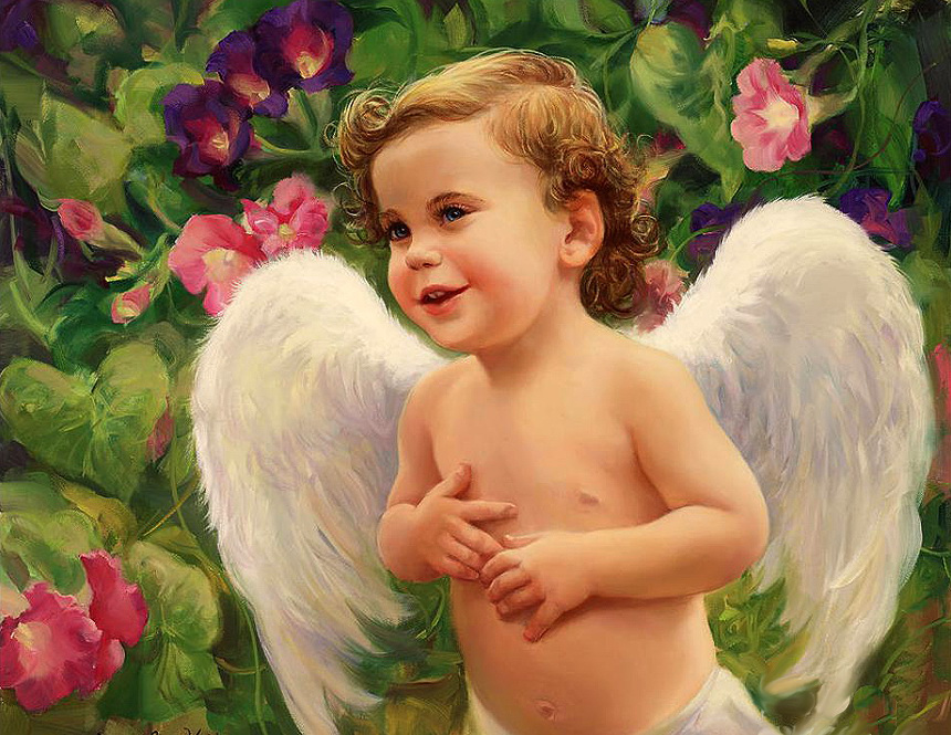 Дети на картинах Лори снег Хейн