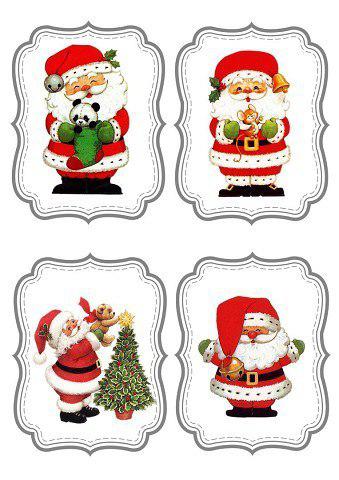 Новогодние этикетки для рукодельных работ